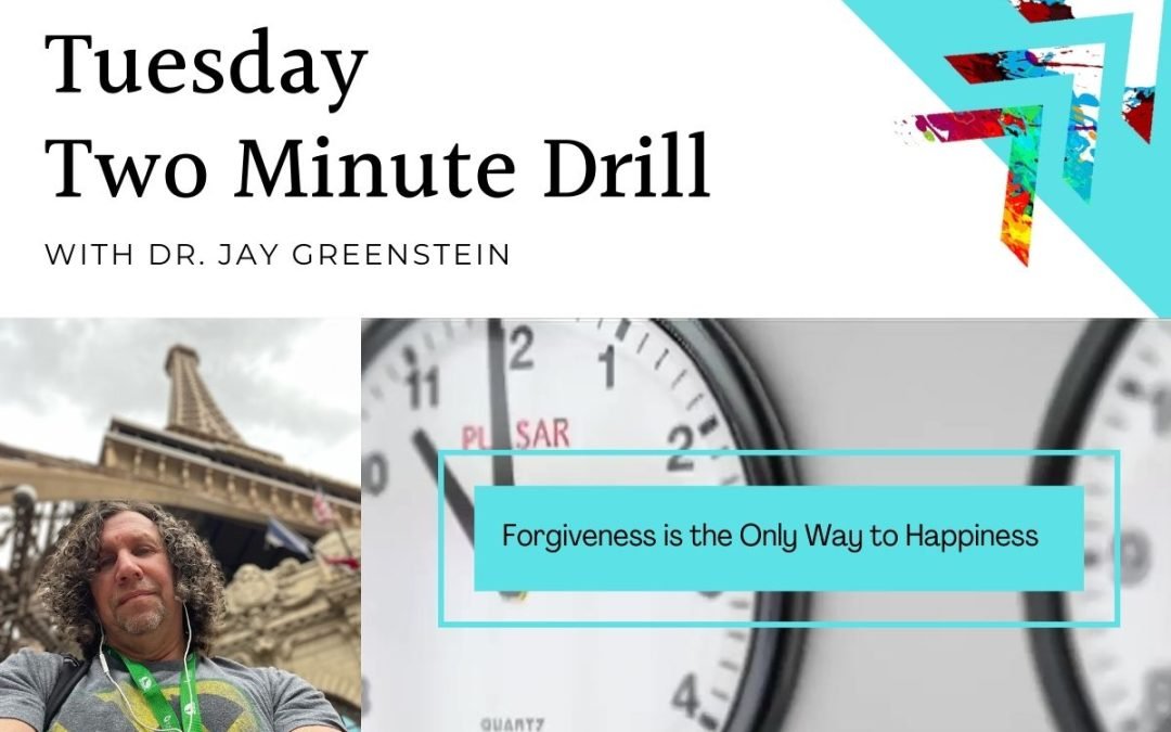 TMD: Forgiveness is the Only Way to Happiness