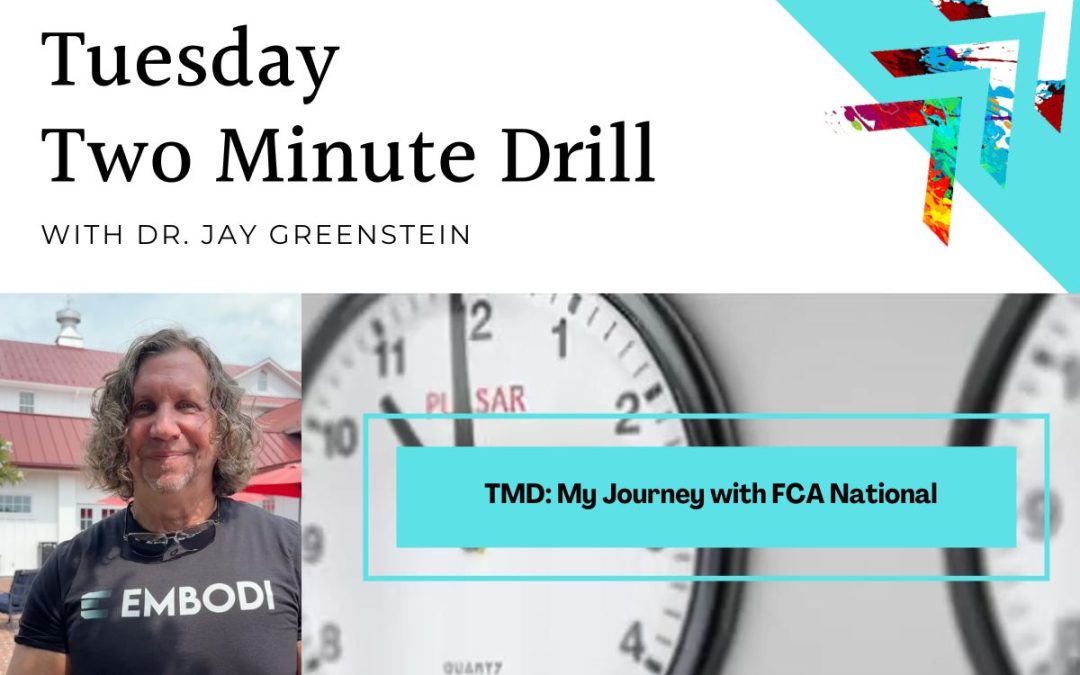 TMD: My Journey with FCA National